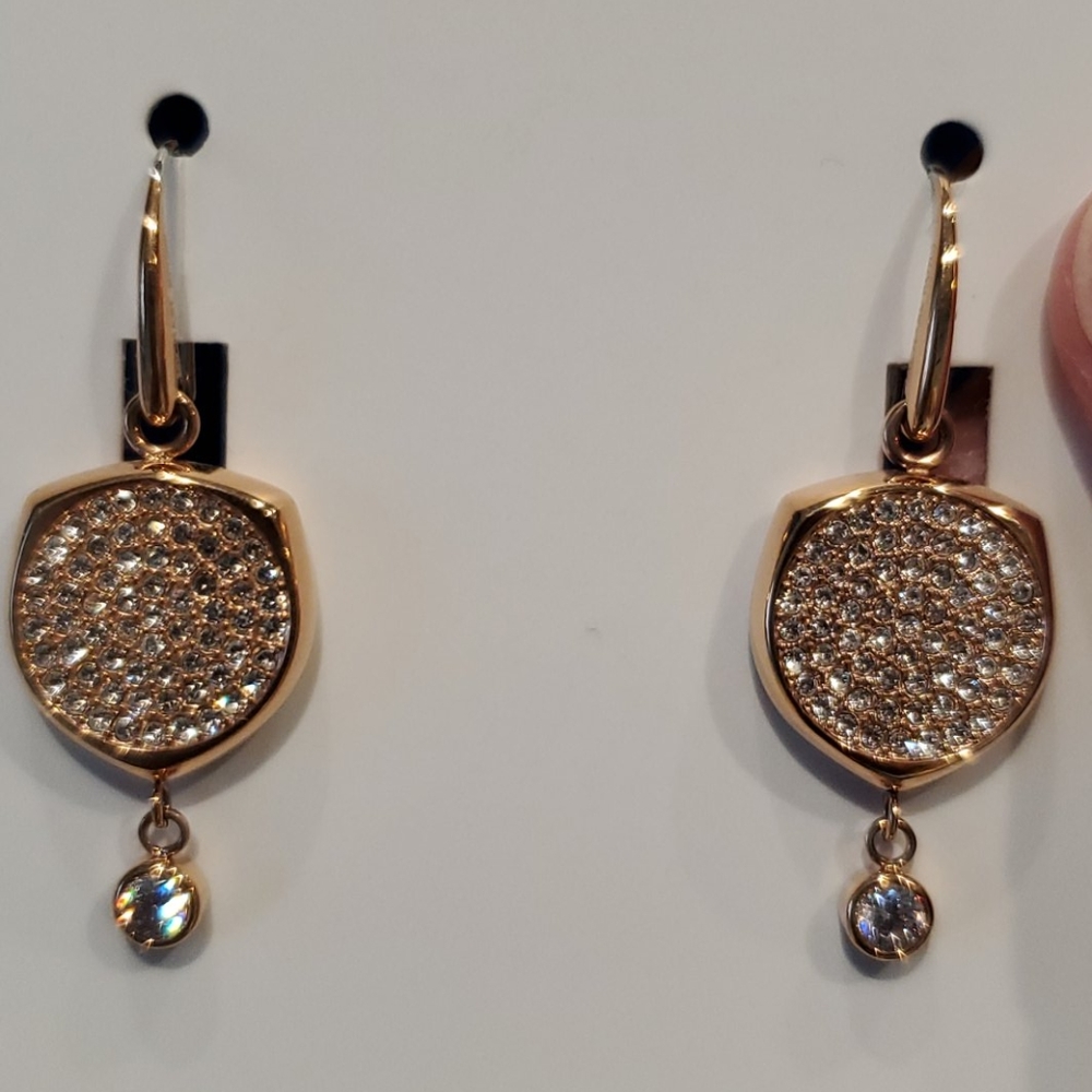 Michael Kors rose gold earrings